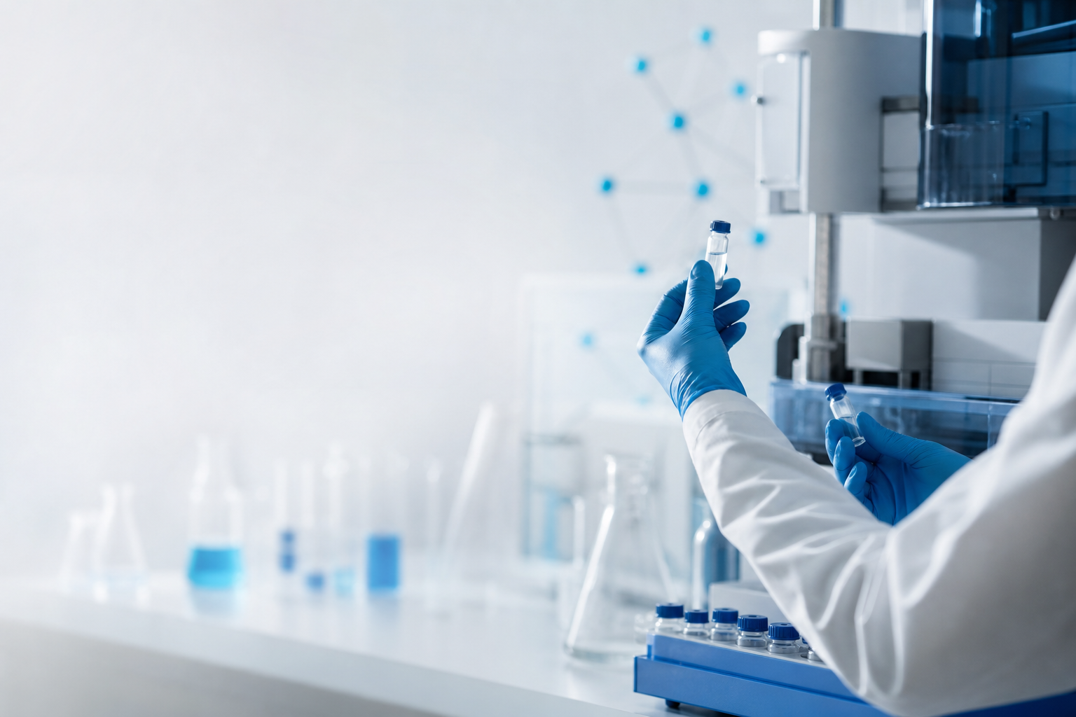 Peptide research laboratory